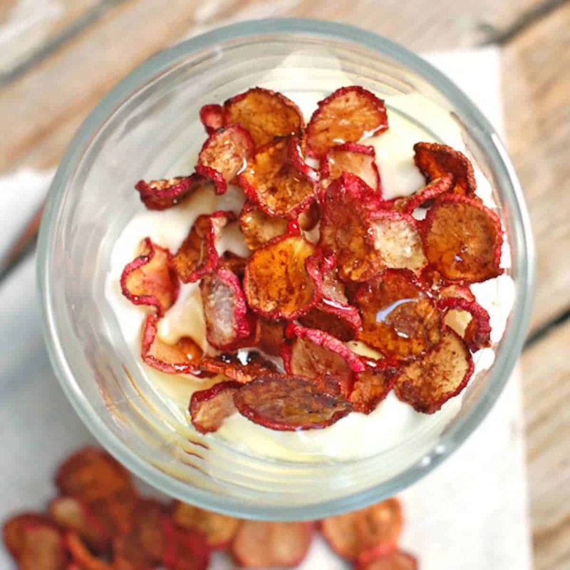 A picture of Cinnamon Sugar Radish Chips