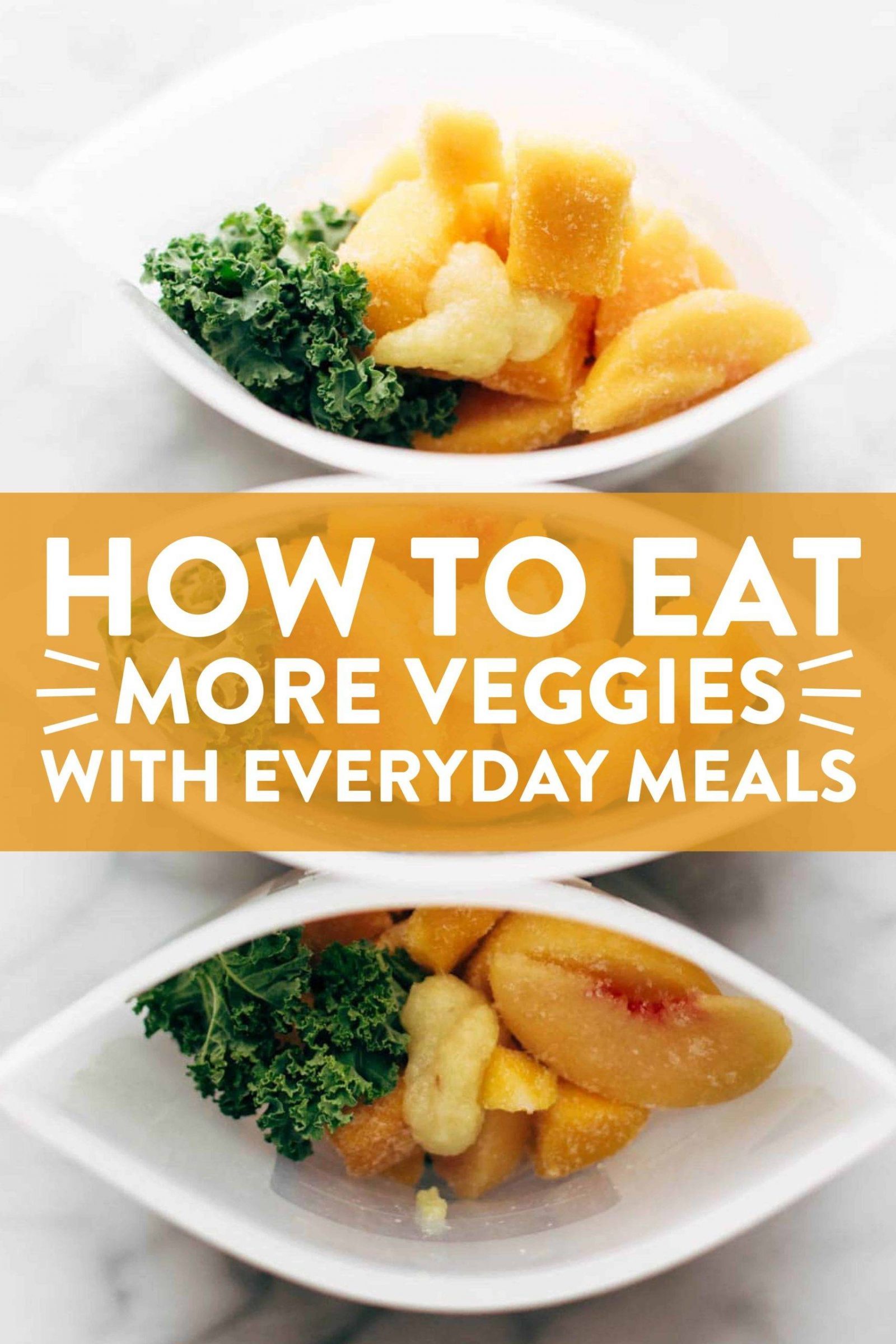Bags of frozen veggies.